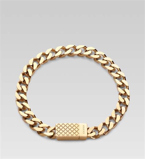 gucci mens diamond bracelet|gucci bracelet men's gold.